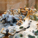 Maquette scène de chasse Musée de Terra Amata