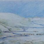 Reconstitution de la vallée il y a 300 000 ans La Micoque